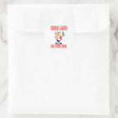ENGLAND auf Tour Runder Aufkleber (Tasche)