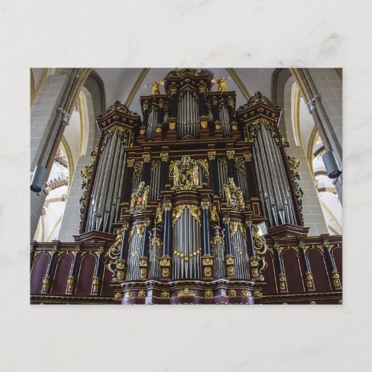 England Bath Abbey Pipe Organ Postkarte (Vorderseite)
