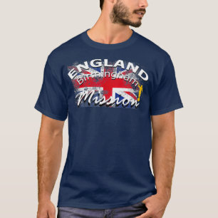 England Birmingham Mormon LDS Mission Missionar T-Shirt