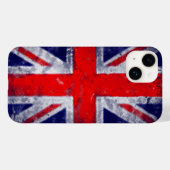 England: Blaue und rote Flagge Case-Mate iPhone Hülle (Rückseite (Horizontal))