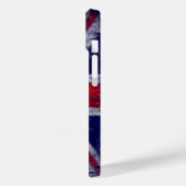 England: Blaue und rote Flagge Case-Mate iPhone Hülle (Rückseite / Links)