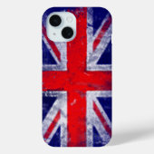 England: Blaue und rote Flagge Case-Mate iPhone Hülle (Rückseite)