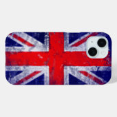 England: Blaue und rote Flagge Case-Mate iPhone Hülle (Rückseite (Horizontal))