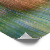 England | Bluebell Oak Woodland im Springtime Poster (Ecke)