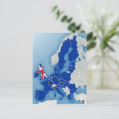 ENGLAND BREXIT POSTKARTE (Stehend Vorderseite)