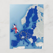 ENGLAND BREXIT POSTKARTE (Vorderseite)