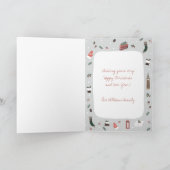 England Britische Frohe Festtage Weihnachtskarte Feiertagskarte (Innenseite)