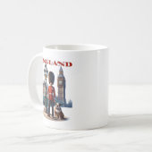England Buckingham Palace Guard and Bulldog Kaffeetasse (Vorderseite Links)
