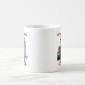 England Buckingham Palace Guard and Bulldog Kaffeetasse (Mittel)