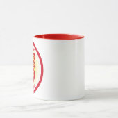 England Coat of Arms Circle Shape Tasse (Zentrum)