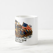 England den Vogel zeigen zum 250. Kaffeetasse (Mittel)