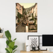 England der Antike, Clovelly High Street, Devon Poster (Heimbüro)