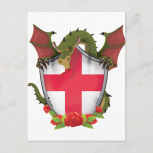 England-Drache Postkarte