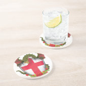 England Dragon Getränkeuntersetzer (Seite)