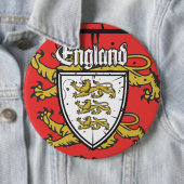 England Drei Löwen Holzschild Button (Beispiel)