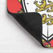 England Drei Löwen Holzschild Mousepad (Ecke)