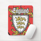 England Drei Löwen Holzschild Mousepad (Mit Mouse)
