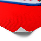 England: Drei Löwen Shirt Abzeichen Poster (Ecke)