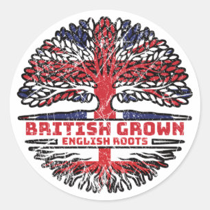 England England UK Vereinigtes Königreich British Runder Aufkleber