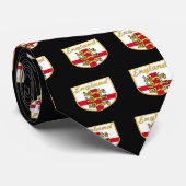 England, Englisch, 3 Löwe-Abzeichen oder Wappen, Krawatte (Gerollt)