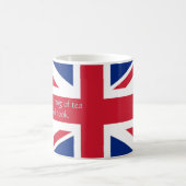 England Englisch Flag Happiness Tee Gut Buch Kaffeetasse (Mittel)
