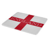England: englische Flagge Schneidebrett (Ecke)
