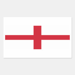 England/English Flag - Vereinigtes Königreich Rechteckiger Aufkleber