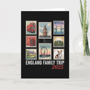 England Familienreise 2025 Postwertzeichen London Karte