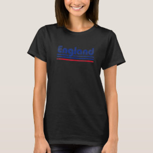 England Fan Retro Vintag Flag 1 T-Shirt