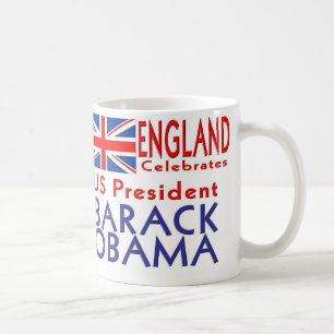 ENGLAND feiert US Präsidenten Obama Souvenirs Kaffeetasse