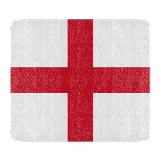 England Flag cbccbcn Schneidebrett (Vorderseite)