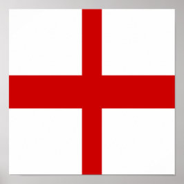 England Flag English Country Pride Zuhause Heimat Poster