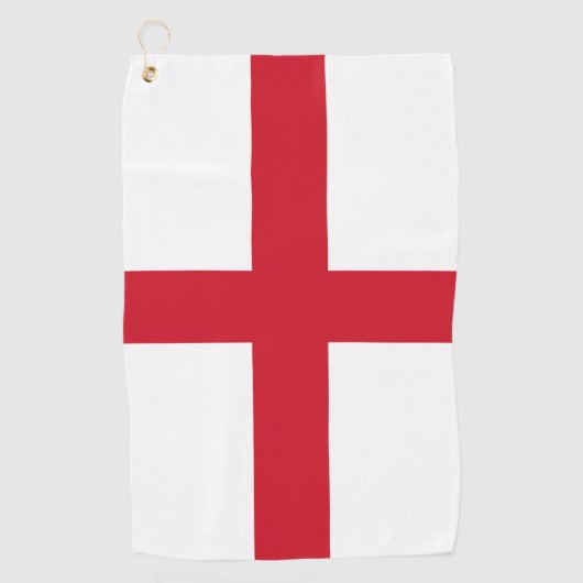England Flag English Patriotic Golfhandtuch (Vorderseite)