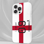 England Flag Fußball Stolz Benutzername Nummer iPhone Hülle