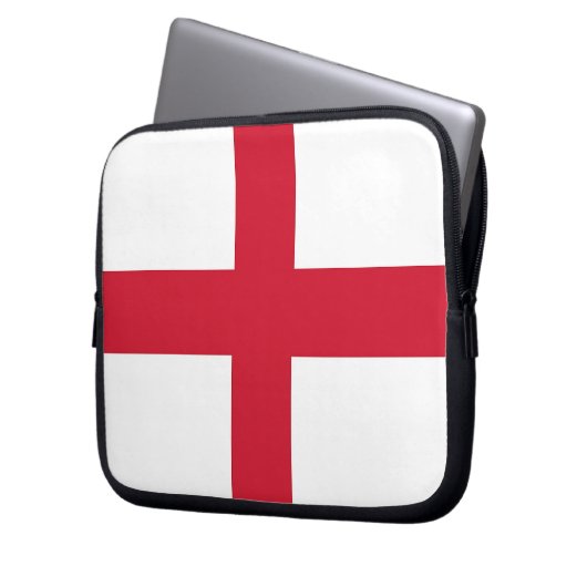 England Flag Laptop Sleeve (Vorderseite Links)