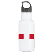 England Flag Liberty Flasche Trinkflasche (Rückseite)