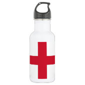 England Flag Liberty Flasche Trinkflasche (Vorderseite)