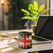 England flag London travel vacation 4 names Tasse