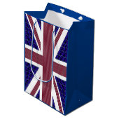 England Flag Medium Gift Bag Mittlere Geschenktüte (Vorderseite Schrägansicht)