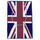 England Flag Medium Gift Bag Mittlere Geschenktüte (Vorderseite)