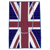 England Flag Medium Gift Bag Mittlere Geschenktüte (Rückseite)