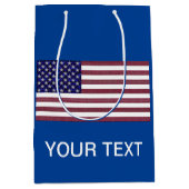 England Flag Medium Gift Bag Mittlere Geschenktüte (Vorderseite)