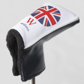 England Flag Monogram Golf Head Cover Golf Headcover (3/4 Vorderseite)