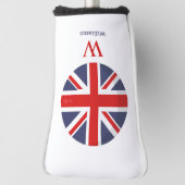 England Flag Monogram Golf Head Cover Golf Headcover (Rotieren 90)