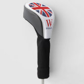 England Flag Monogram Golf Head Cover Headcover (angewinkelt)