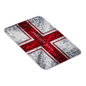 England Flag Mosaik Design Magnet (Rechte Seite)