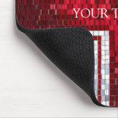 England Flag Mosaik Design Mousepad (Ecke)