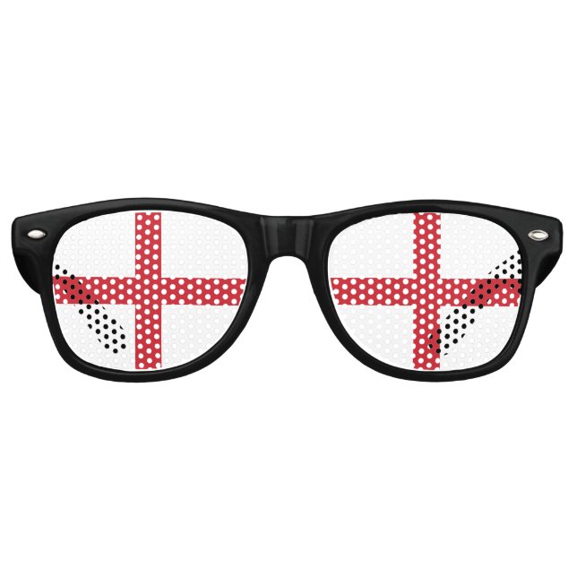 England Flag Party Sonnenbrille (Vorderseite)