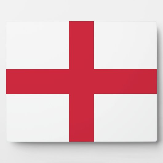 England Flag Plaque Fotoplatte (Vorderseite)