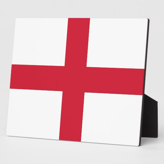England Flag Plaque Fotoplatte (Seite)